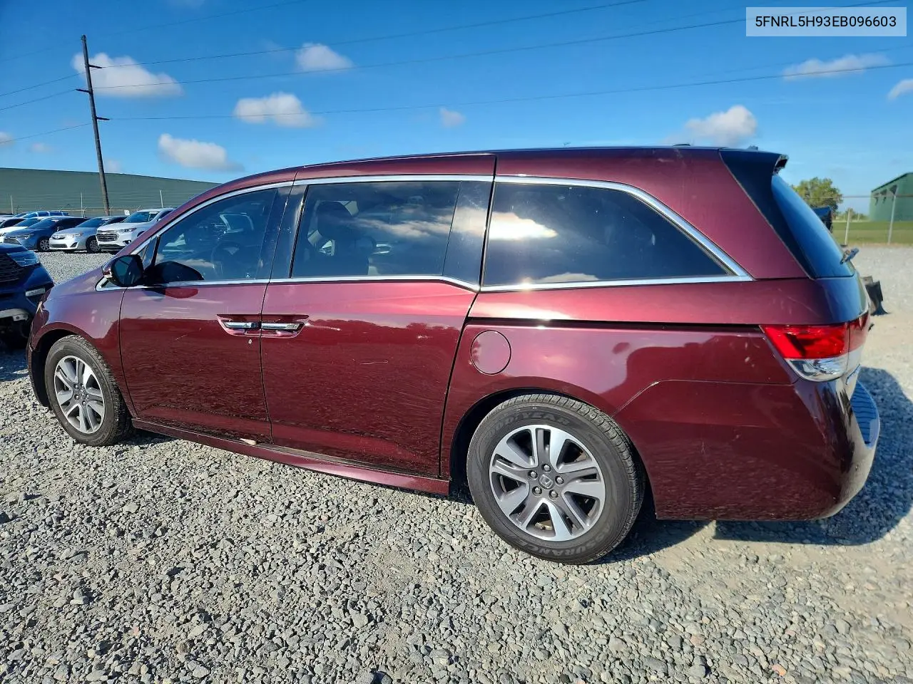 2014 HONDA ODYSSEY VIN 5FNRL5H93EB096603 — фото 2