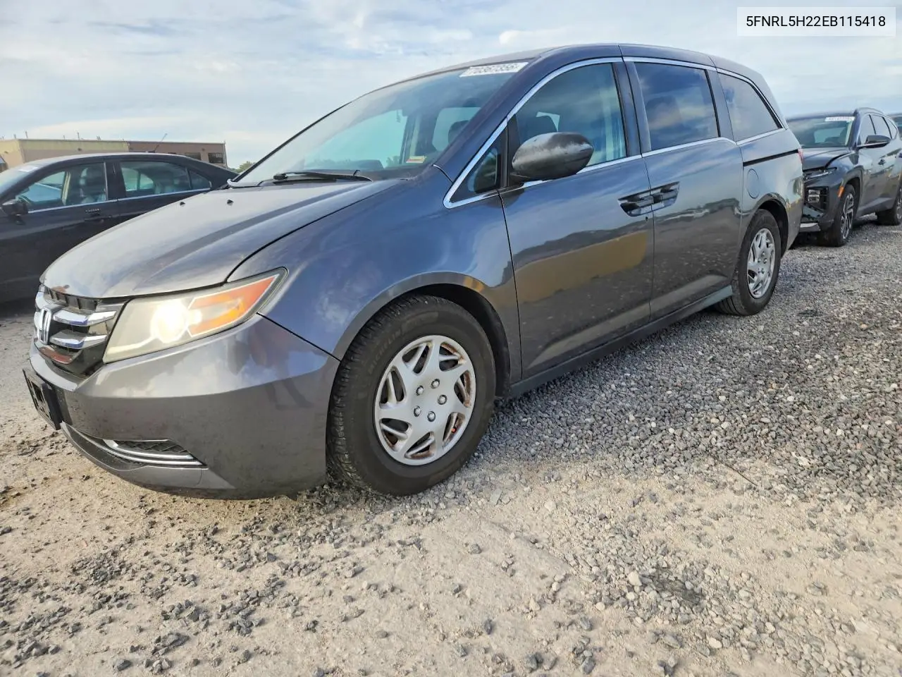 HONDA ODYSSEY 2014, VIN 5FNRL5H22EB115418