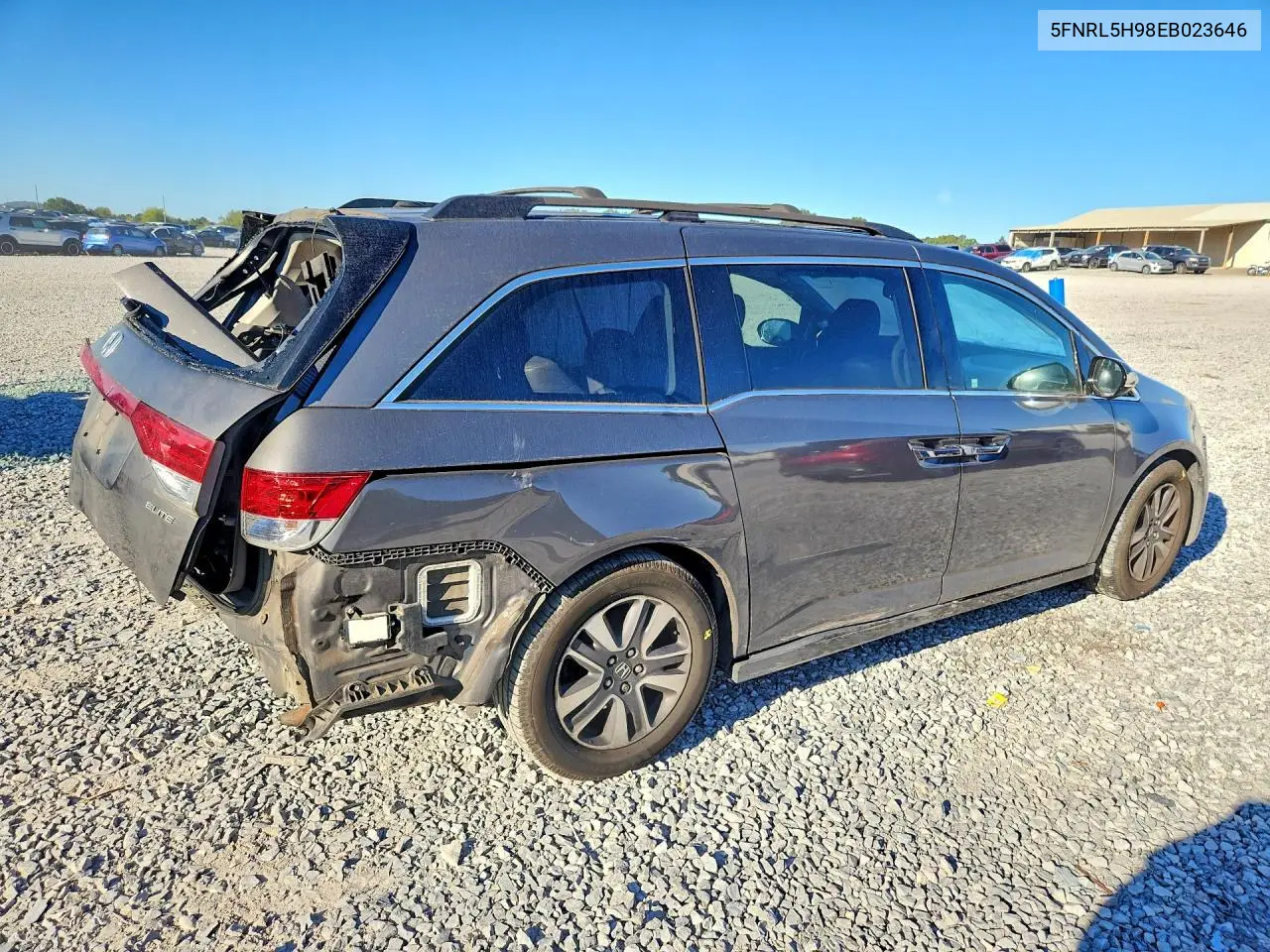 2014 HONDA ODYSSEY VIN 5FNRL5H98EB023646 — фото 3