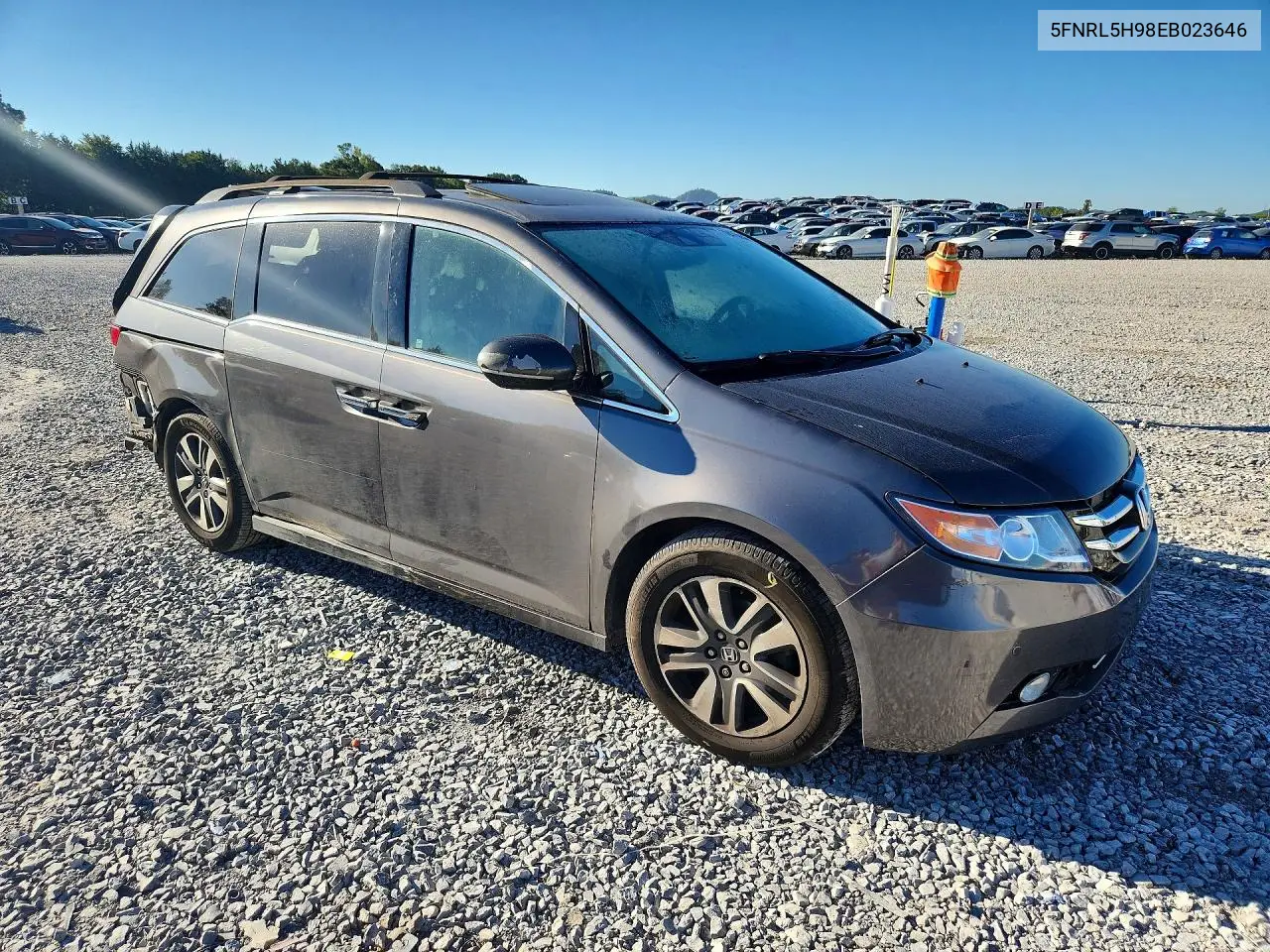 2014 HONDA ODYSSEY VIN 5FNRL5H98EB023646 — фото 4