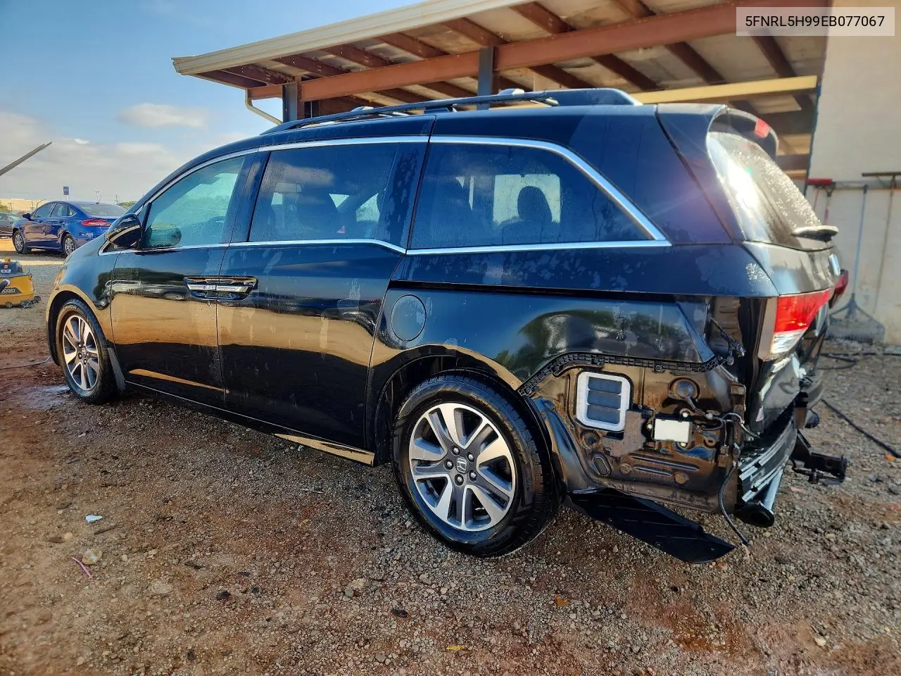 2014 HONDA ODYSSEY VIN 5FNRL5H99EB077067 — фото 2