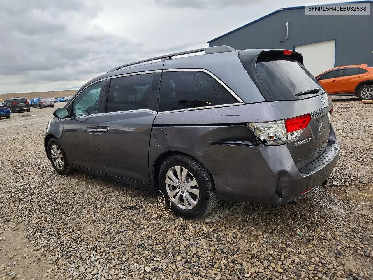 2014 HONDA ODYSSEY VIN 5FNRL5H40EB032538 — фото 2