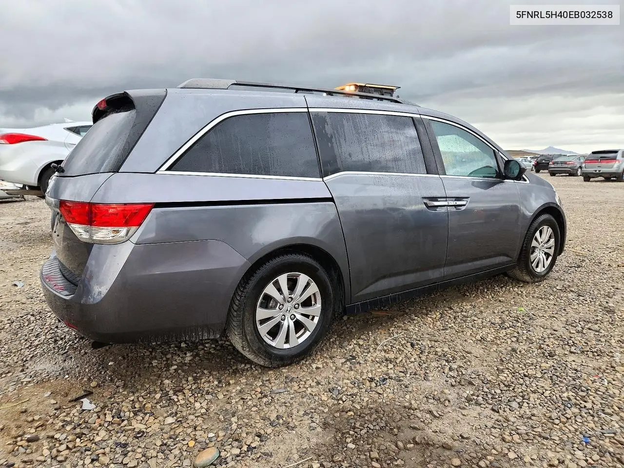 2014 HONDA ODYSSEY VIN 5FNRL5H40EB032538 — фото 3