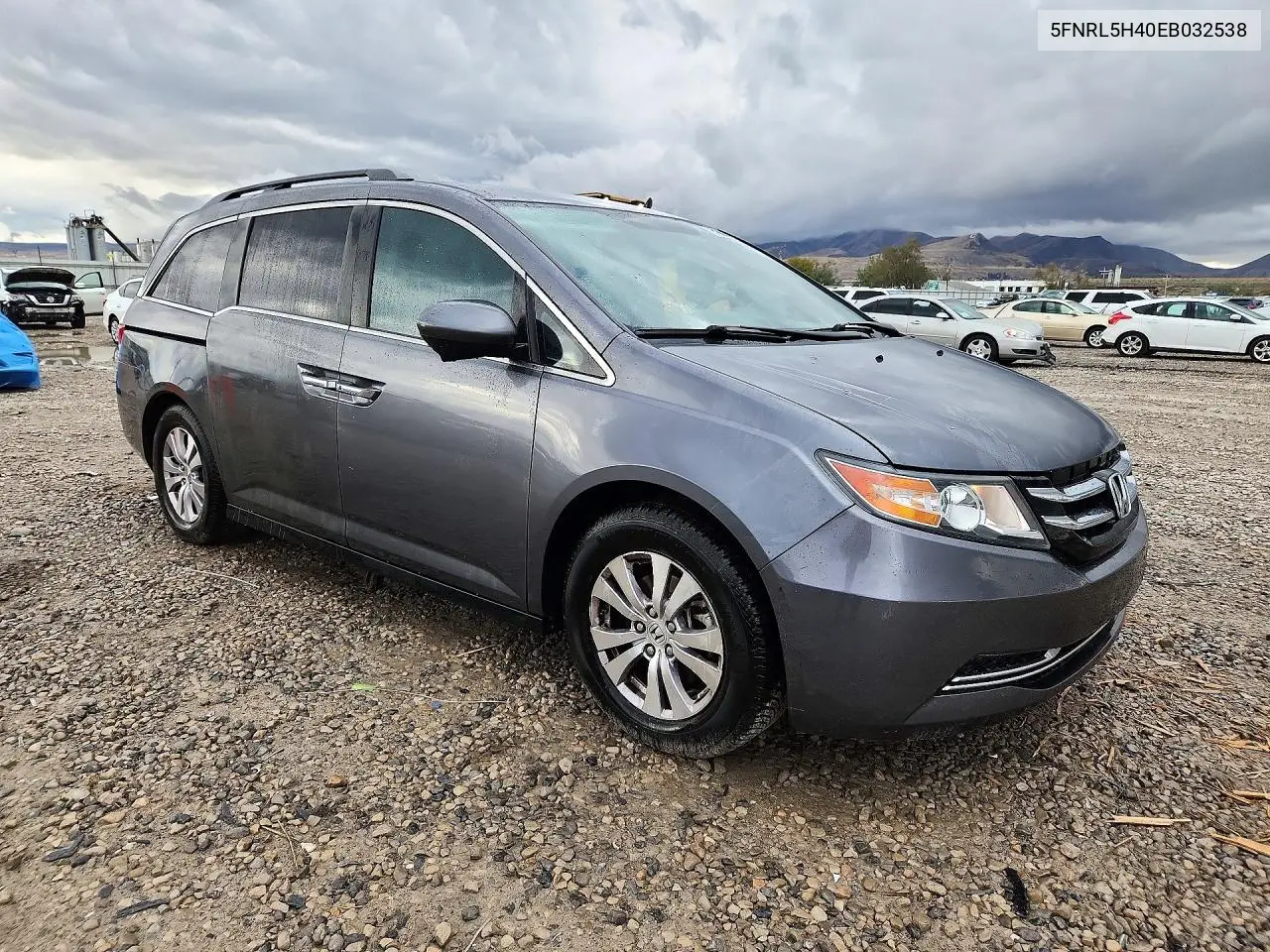 2014 HONDA ODYSSEY VIN 5FNRL5H40EB032538 — фото 4
