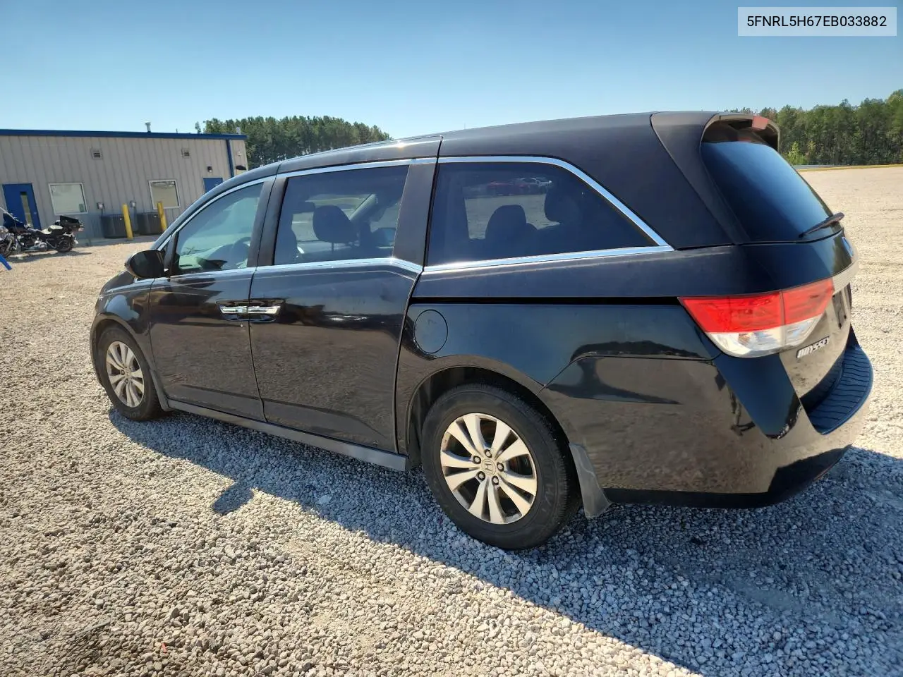 2014 HONDA ODYSSEY VIN 5FNRL5H67EB033882 — фото 2