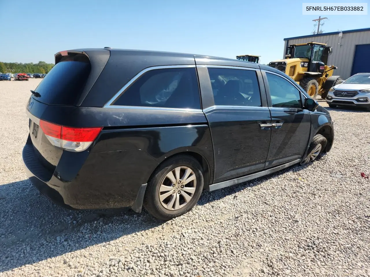 2014 HONDA ODYSSEY VIN 5FNRL5H67EB033882 — фото 3