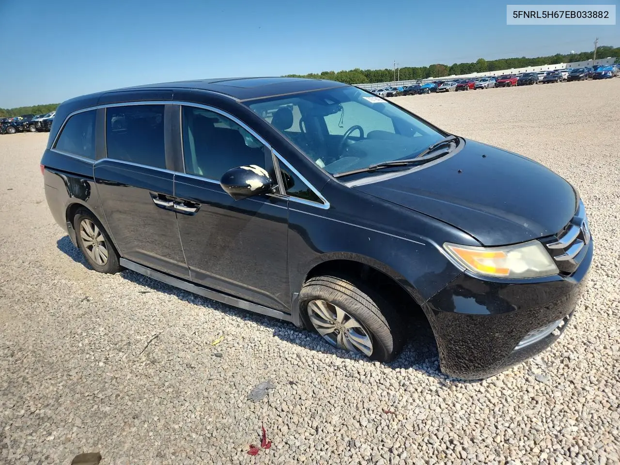 2014 HONDA ODYSSEY VIN 5FNRL5H67EB033882 — фото 4