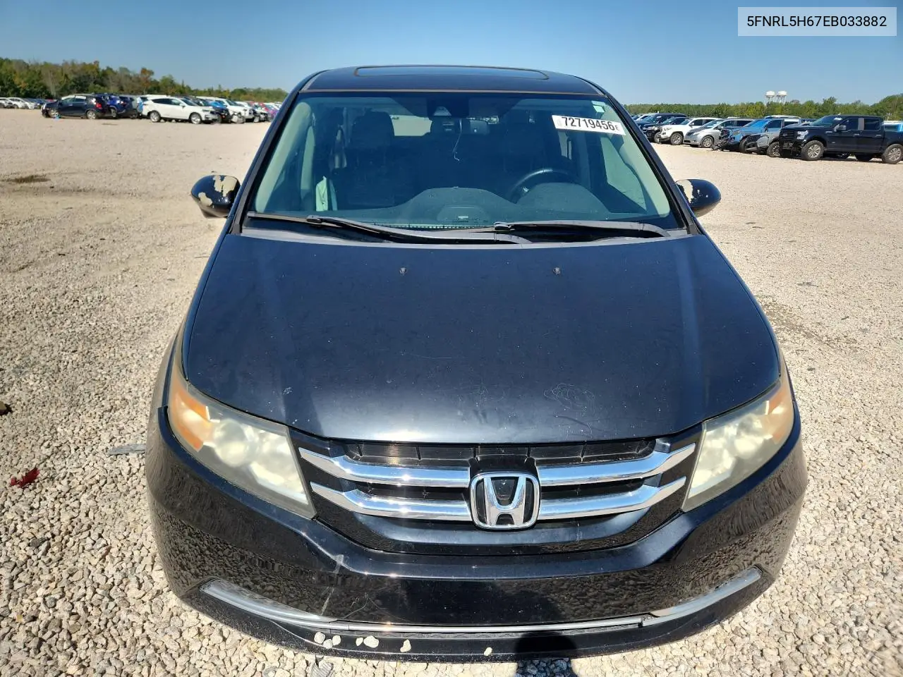 2014 HONDA ODYSSEY VIN 5FNRL5H67EB033882 — фото 5