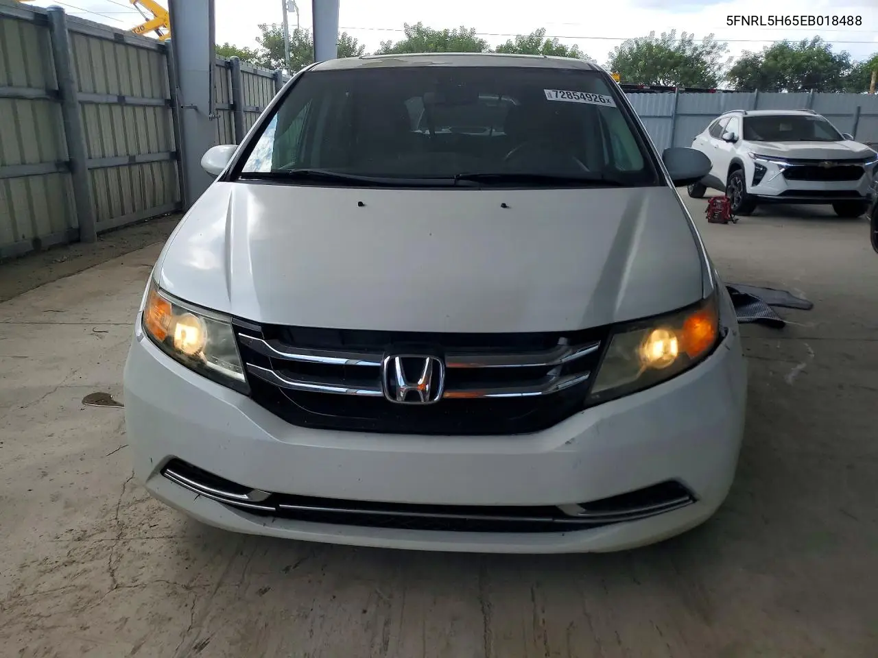2014 HONDA ODYSSEY VIN 5FNRL5H65EB018488 — фото 5