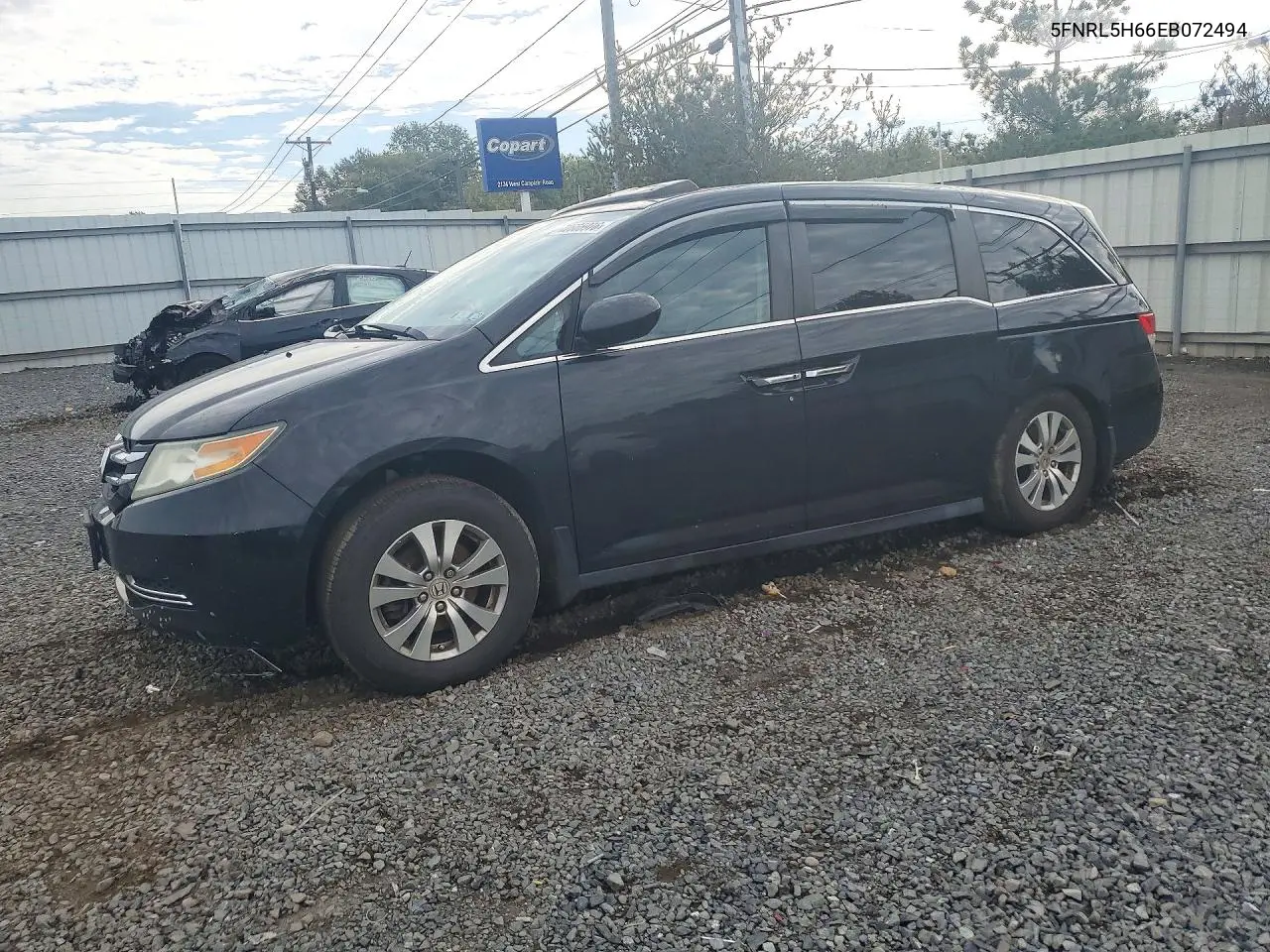 HONDA ODYSSEY 2014, VIN 5FNRL5H66EB072494