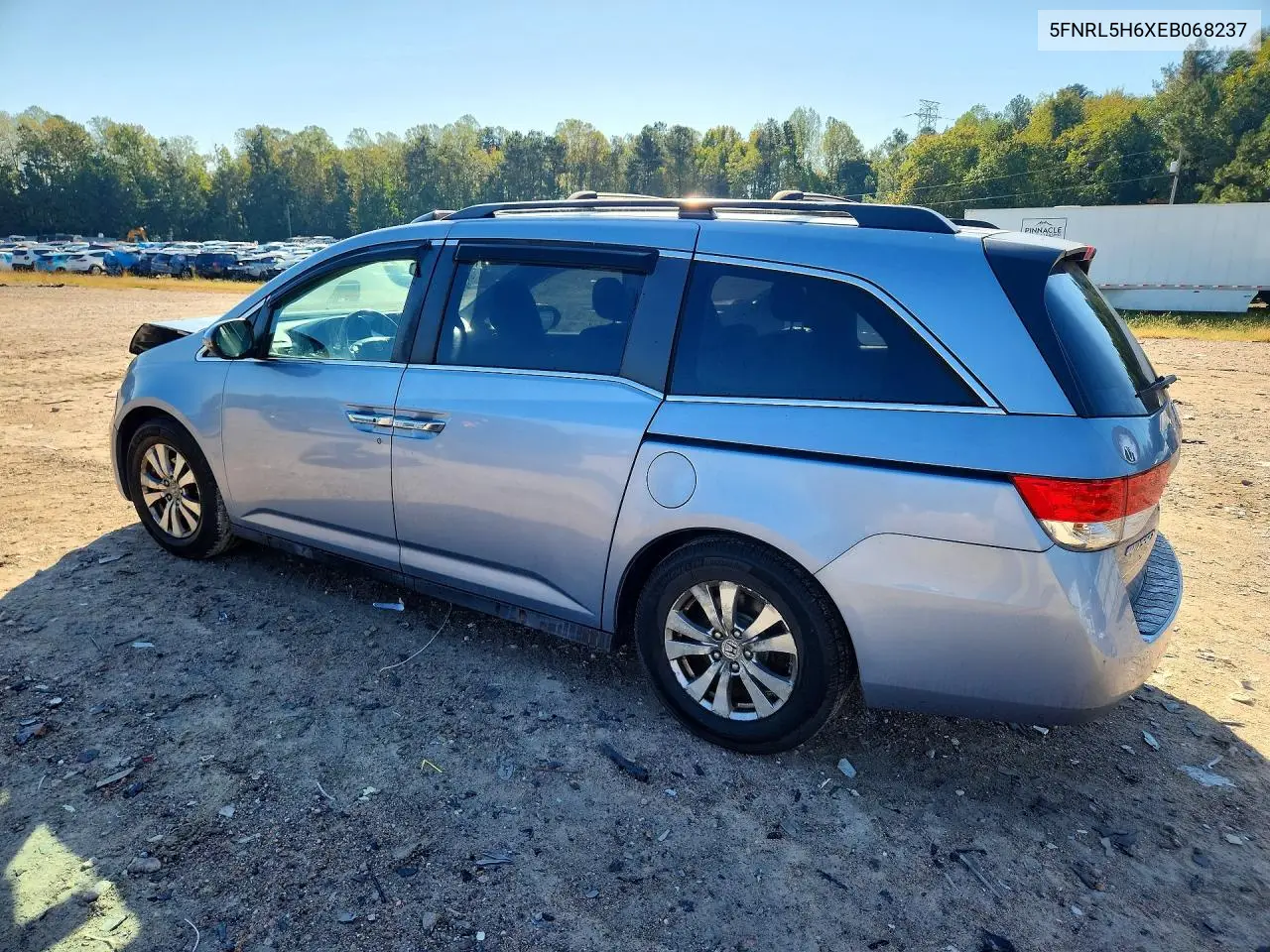 2014 HONDA ODYSSEY VIN 5FNRL5H6XEB068237 — фото 2