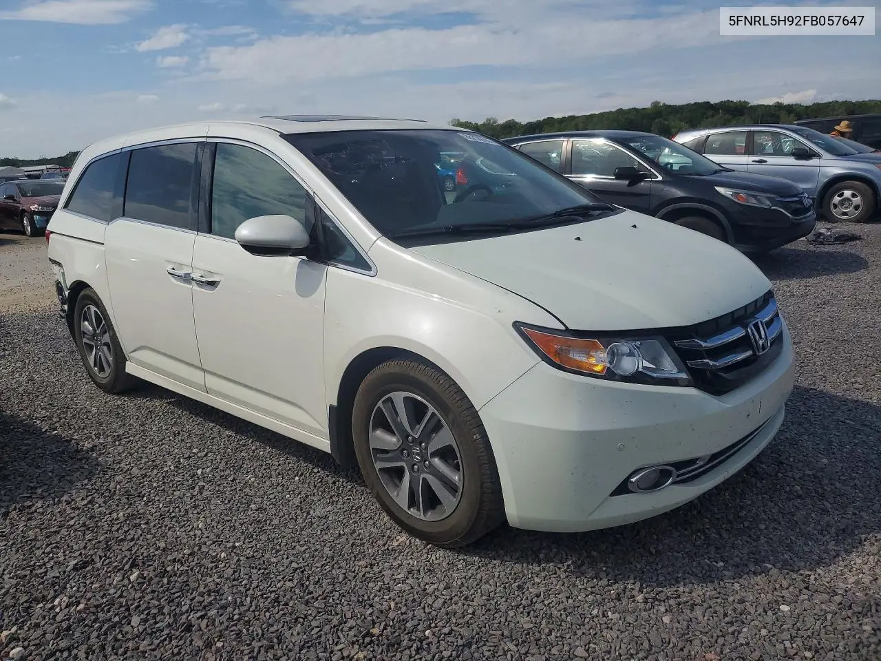 2015 HONDA ODYSSEY VIN 5FNRL5H92FB057647 — фото 4