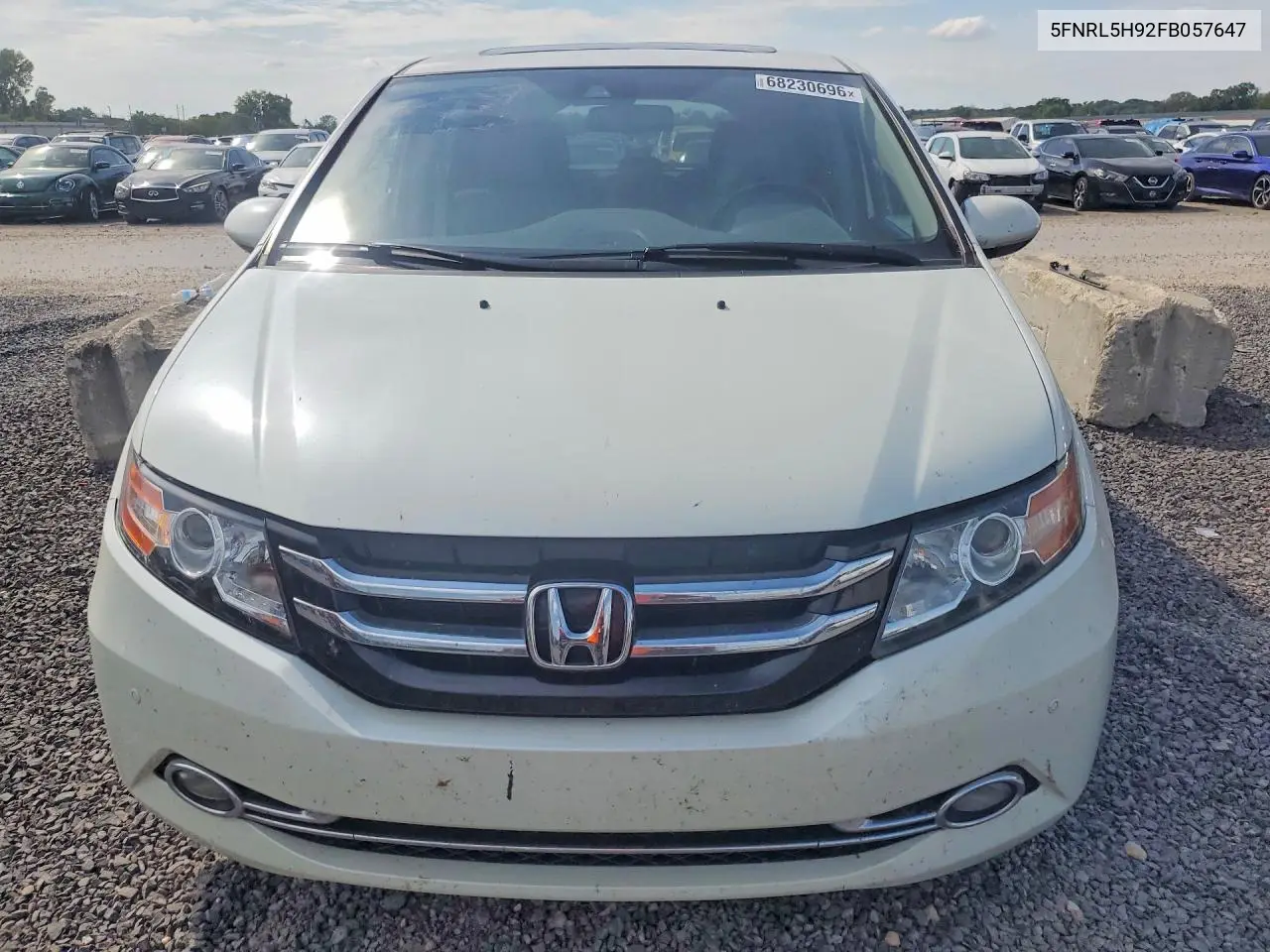 2015 HONDA ODYSSEY VIN 5FNRL5H92FB057647 — фото 5