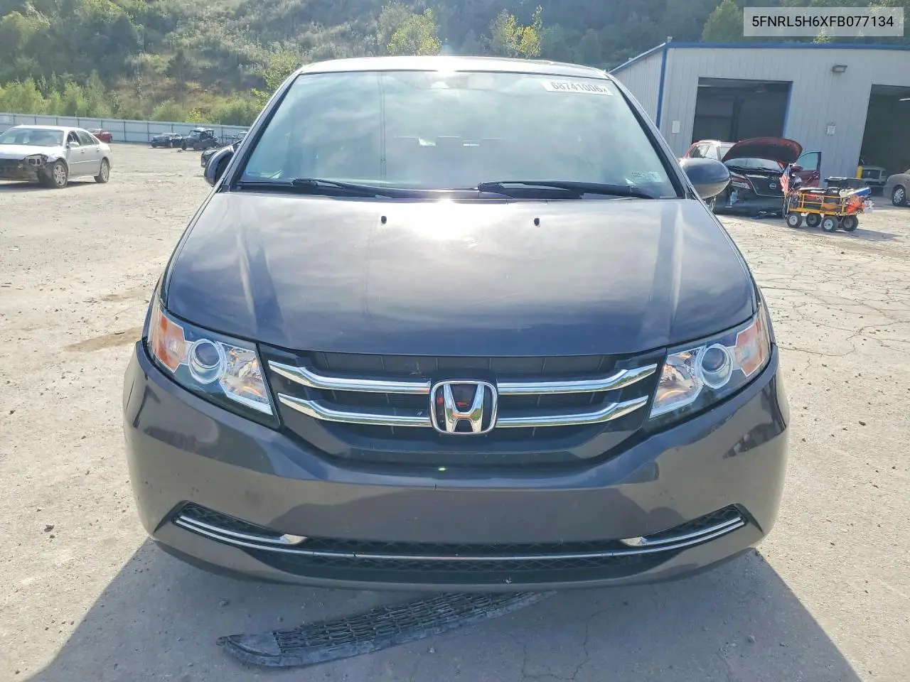 2015 HONDA ODYSSEY VIN 5FNRL5H6XFB077134 — фото 5