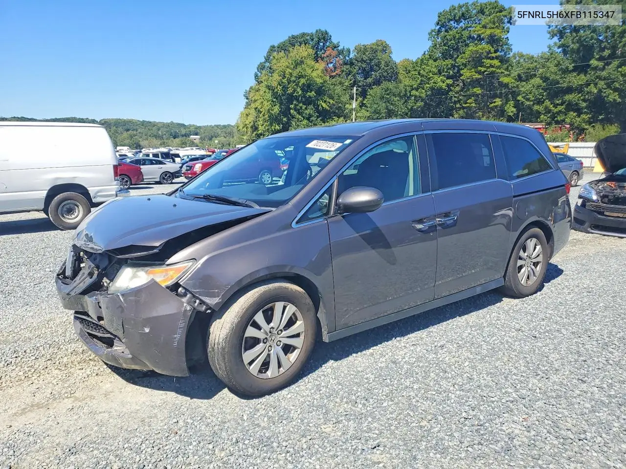 HONDA ODYSSEY 2015, VIN 5FNRL5H6XFB115347