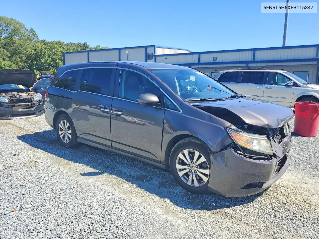 2015 HONDA ODYSSEY VIN 5FNRL5H6XFB115347 — фото 4