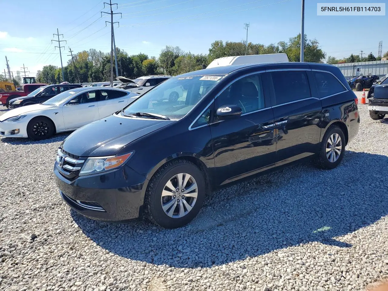HONDA ODYSSEY 2015, VIN 5FNRL5H61FB114703