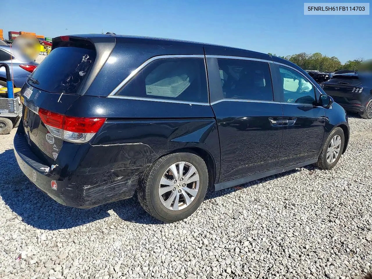2015 HONDA ODYSSEY VIN 5FNRL5H61FB114703 — фото 3