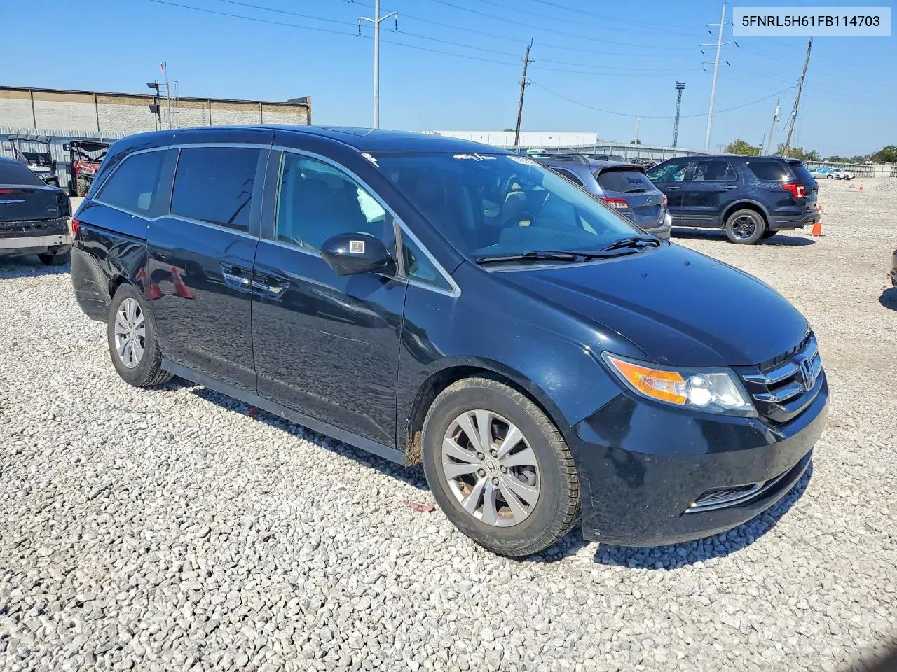 2015 HONDA ODYSSEY VIN 5FNRL5H61FB114703 — фото 4