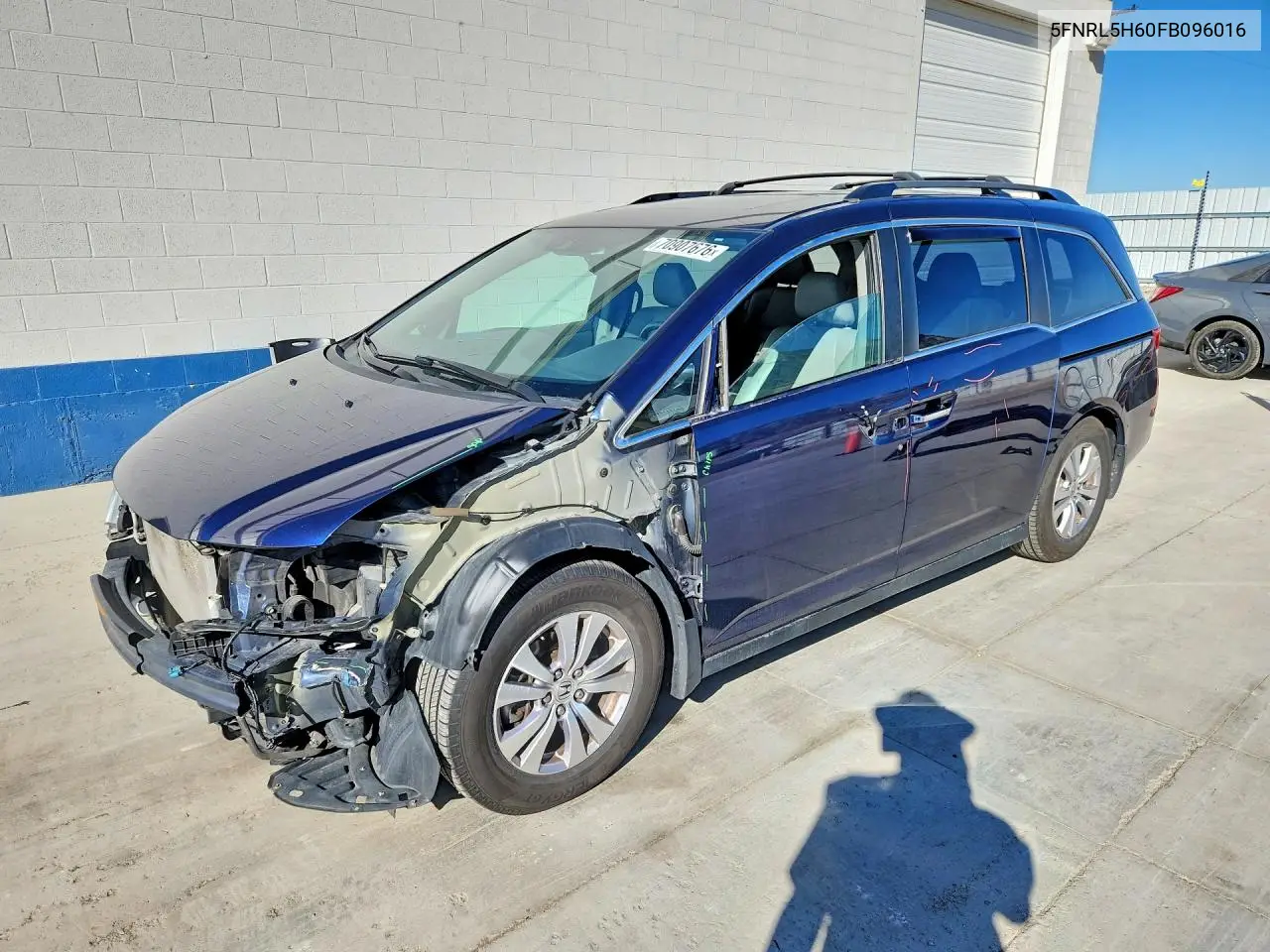 HONDA ODYSSEY 2015, VIN 5FNRL5H60FB096016