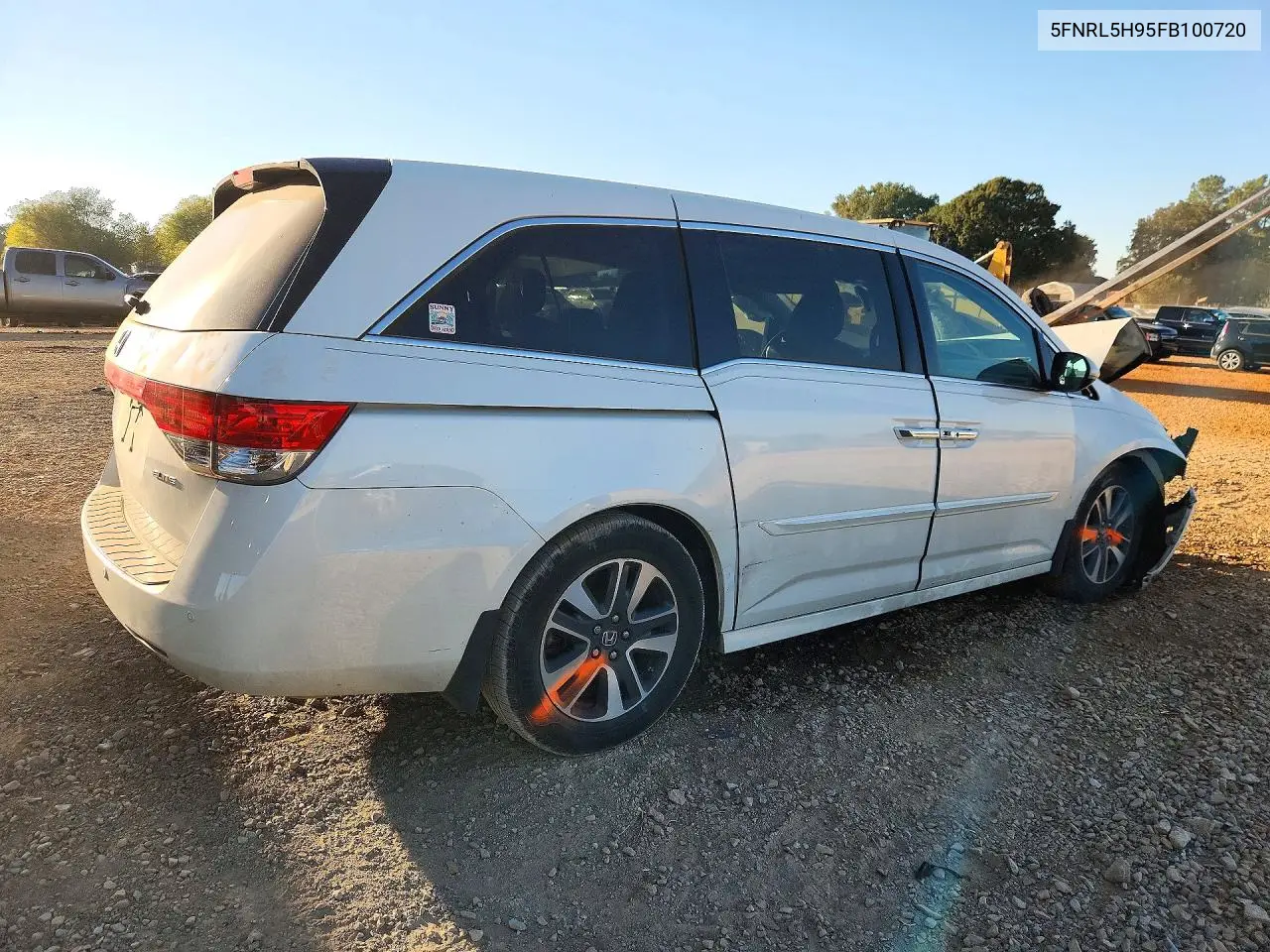 2015 HONDA ODYSSEY VIN 5FNRL5H95FB100720 — фото 3