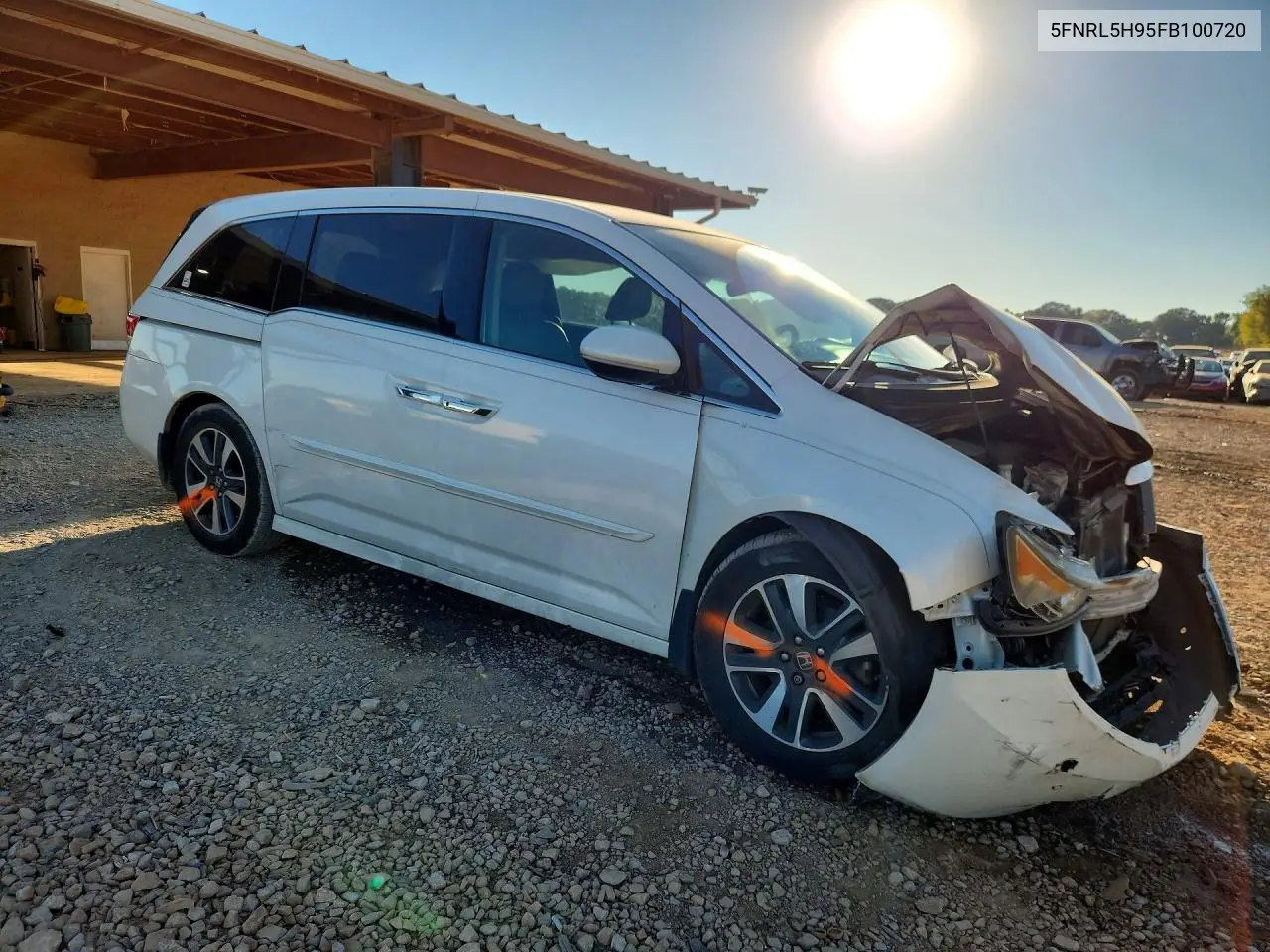 2015 HONDA ODYSSEY VIN 5FNRL5H95FB100720 — фото 4