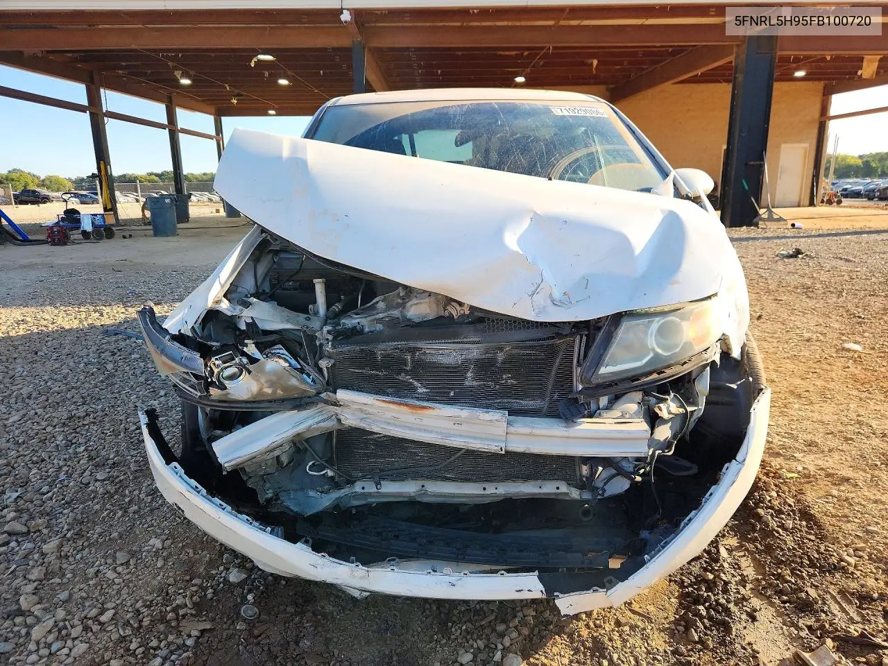 2015 HONDA ODYSSEY VIN 5FNRL5H95FB100720 — фото 5