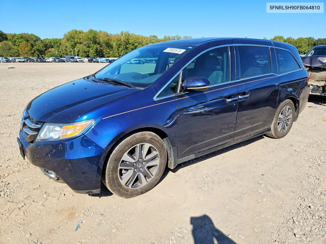HONDA ODYSSEY 2016, VIN 5FNRL5H92GB026643