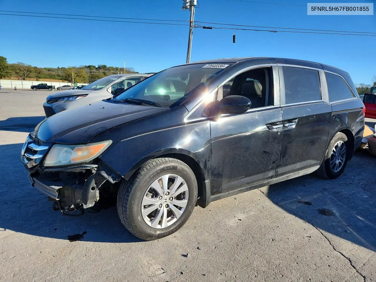 HONDA ODYSSEY 2015, VIN 5FNRL5H67FB001855