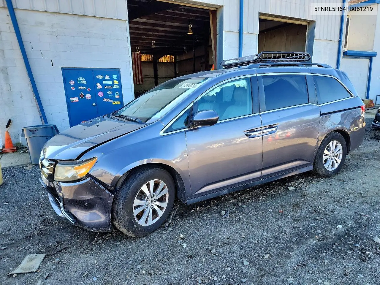 HONDA ODYSSEY 2015, VIN 5FNRL5H64FB061219
