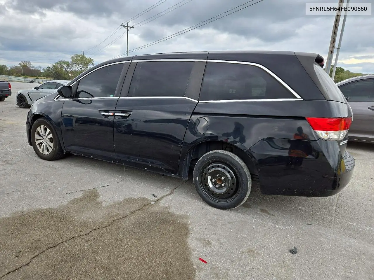 2015 HONDA ODYSSEY VIN 5FNRL5H64FB090560 — фото 2