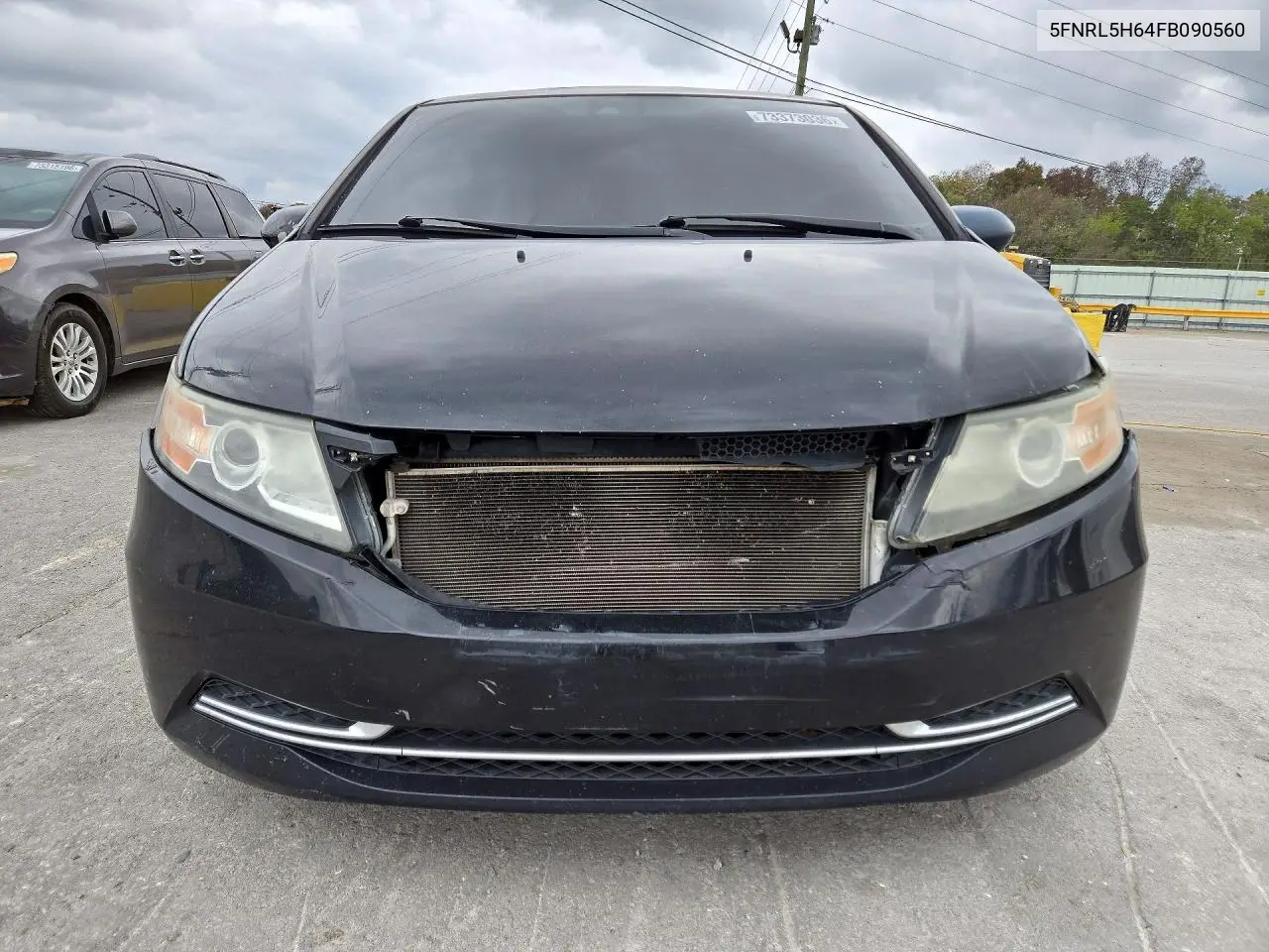 2015 HONDA ODYSSEY VIN 5FNRL5H64FB090560 — фото 5