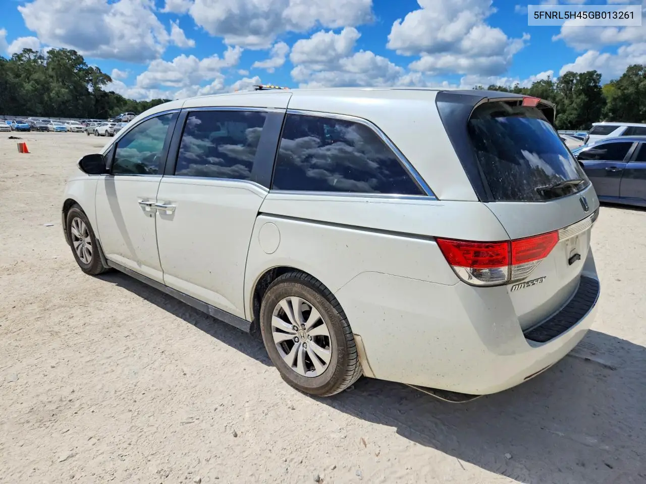 2016 HONDA ODYSSEY VIN 5FNRL5H45GB013261 — фото 2