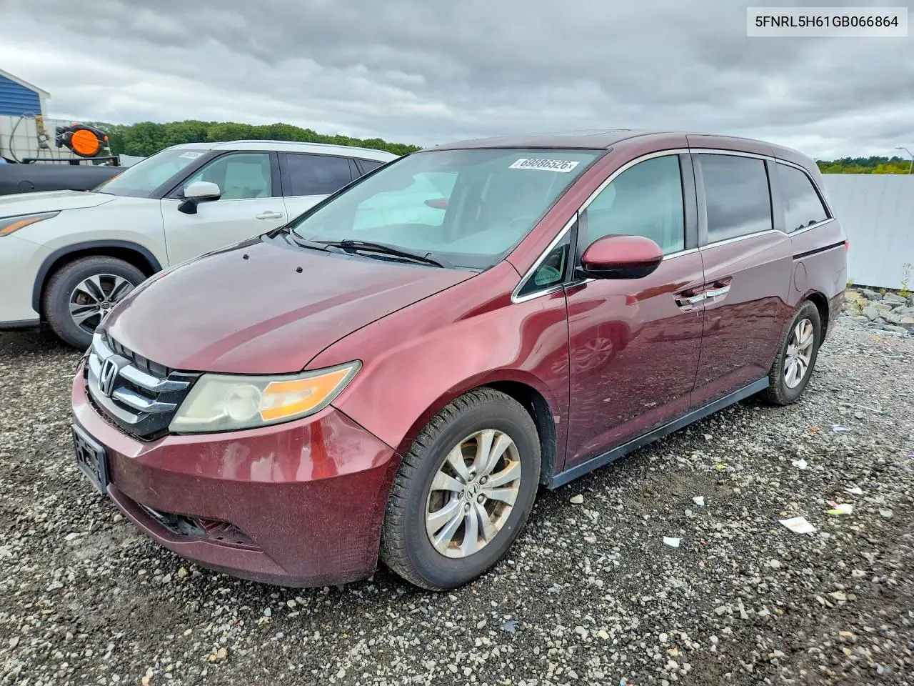 HONDA ODYSSEY 2016, VIN 5FNRL5H61GB066864