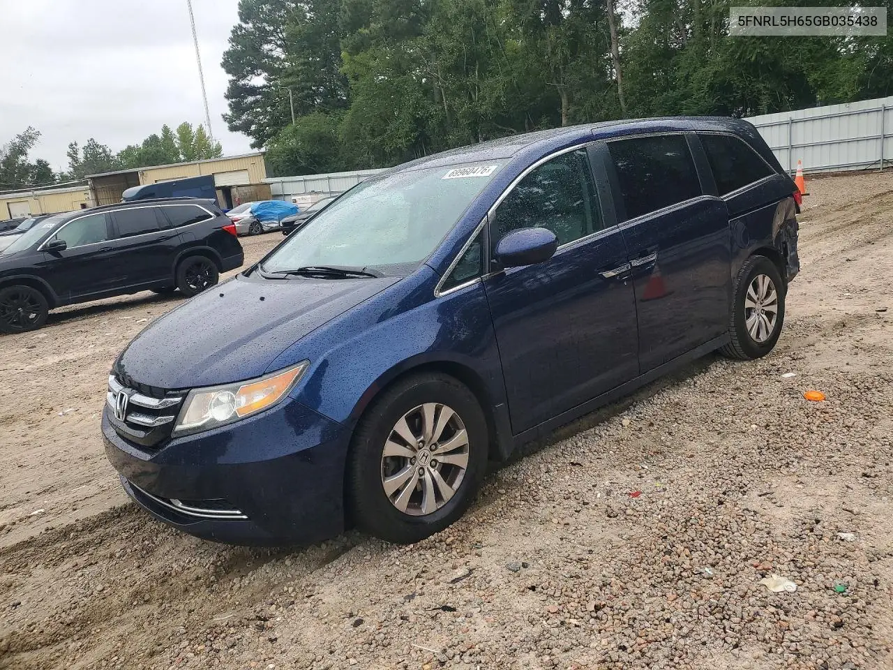 HONDA ODYSSEY 2016, VIN 5FNRL5H65GB035438