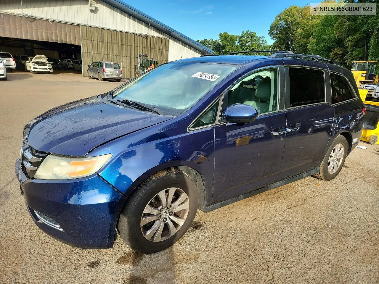 HONDA ODYSSEY 2016, VIN 5FNRL5H66GB001623