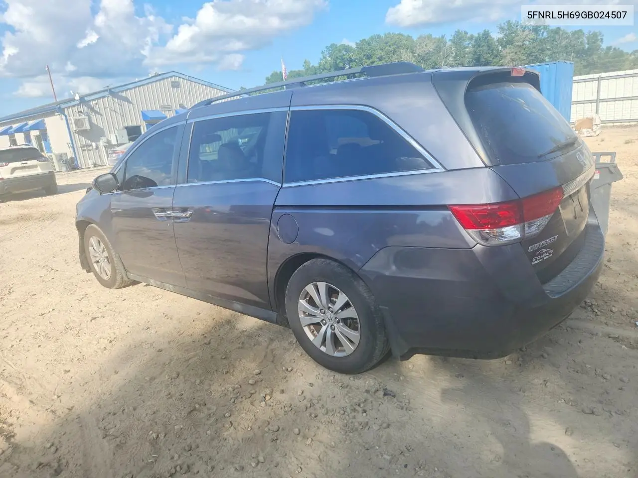 2016 HONDA ODYSSEY VIN 5FNRL5H69GB024507 — фото 2