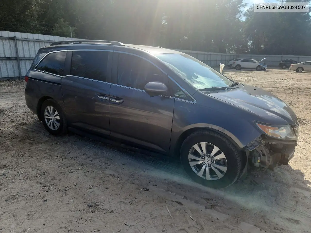2016 HONDA ODYSSEY VIN 5FNRL5H69GB024507 — фото 4