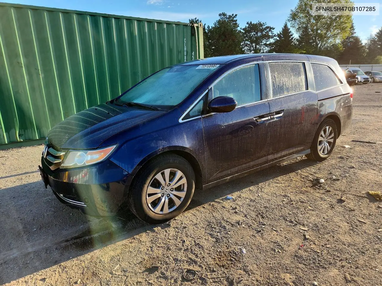 HONDA ODYSSEY 2016, VIN 5FNRL5H47GB107285