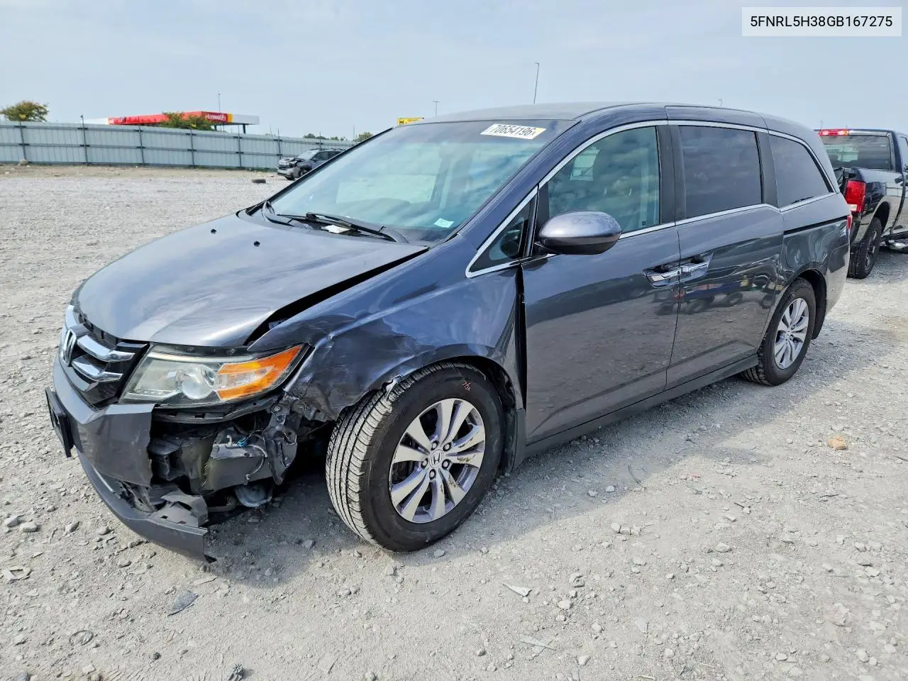 HONDA ODYSSEY 2016, VIN 5FNRL5H38GB167275