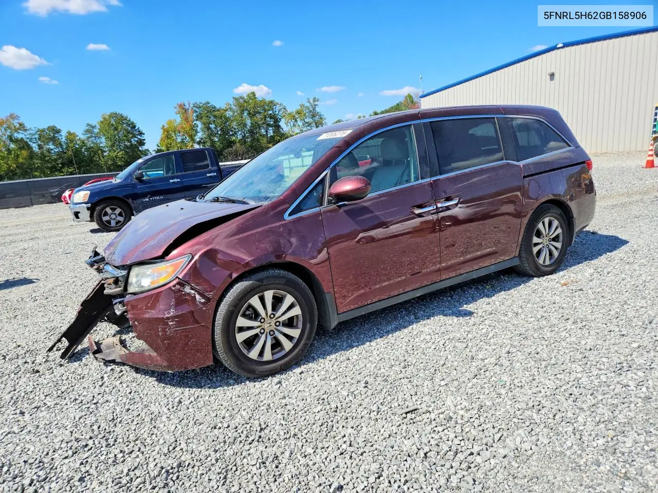 HONDA ODYSSEY 2016, VIN 5FNRL5H62GB158906