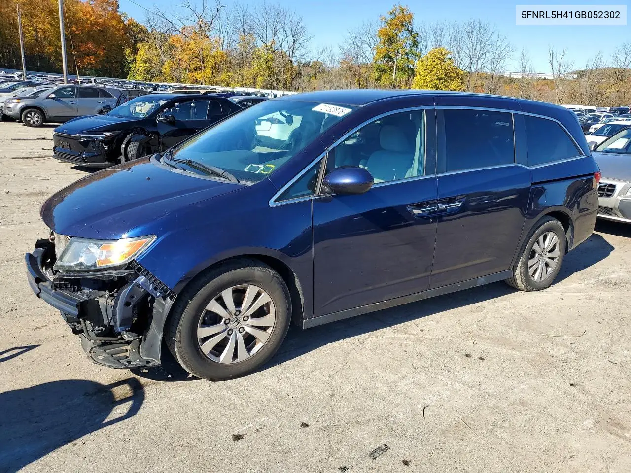 HONDA ODYSSEY 2016, VIN 5FNRL5H41GB052302