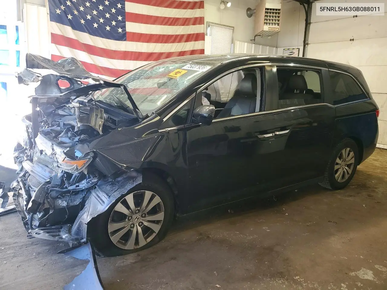 HONDA ODYSSEY 2016, VIN 5FNRL5H63GB088011
