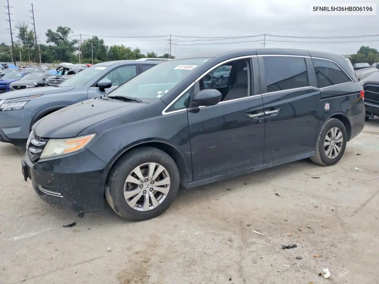 HONDA ODYSSEY 2017, VIN 5FNRL5H36HB006196