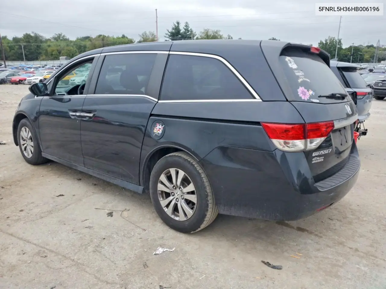2017 HONDA ODYSSEY VIN 5FNRL5H36HB006196 — фото 2