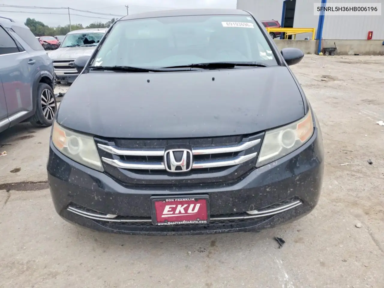 2017 HONDA ODYSSEY VIN 5FNRL5H36HB006196 — фото 5
