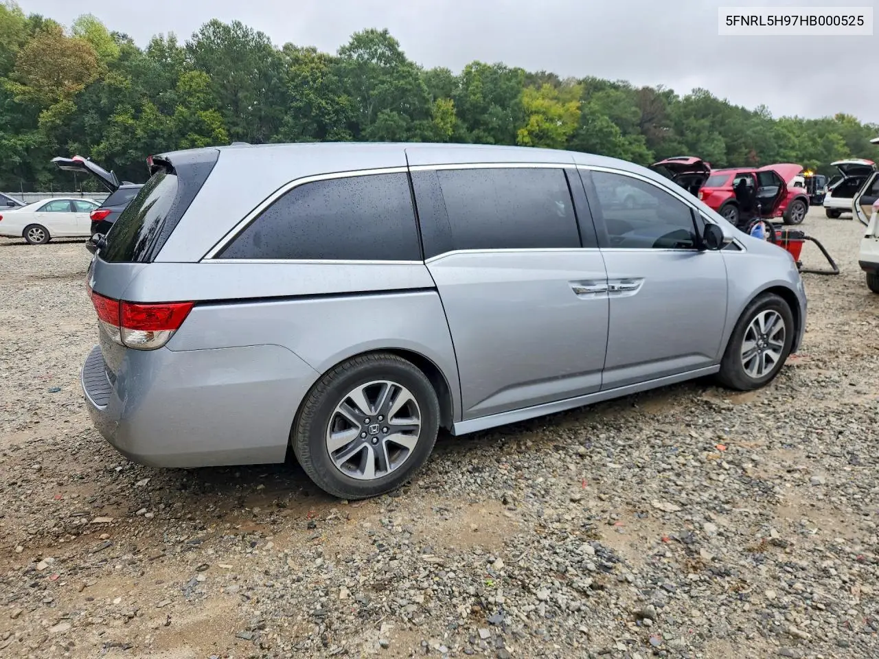 2017 HONDA ODYSSEY VIN 5FNRL5H97HB000525 — фото 3