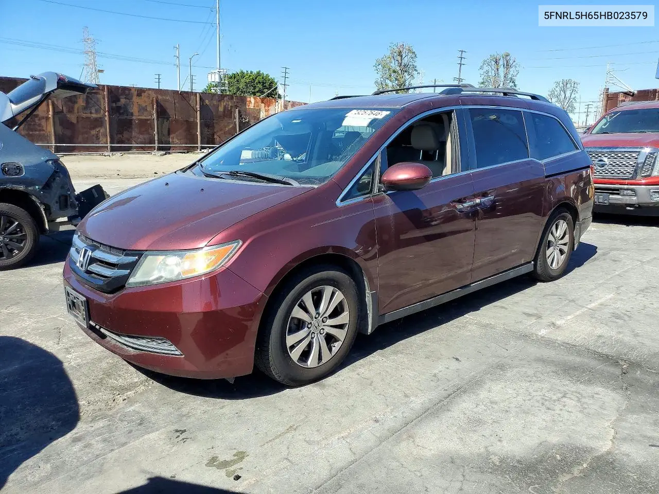 HONDA ODYSSEY 2017, VIN 5FNRL5H65HB023579