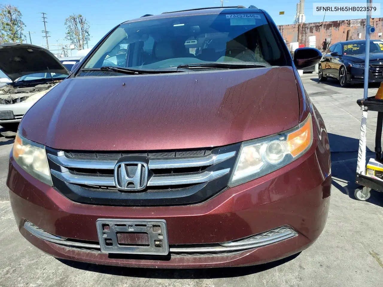 2017 HONDA ODYSSEY VIN 5FNRL5H65HB023579 — фото 5