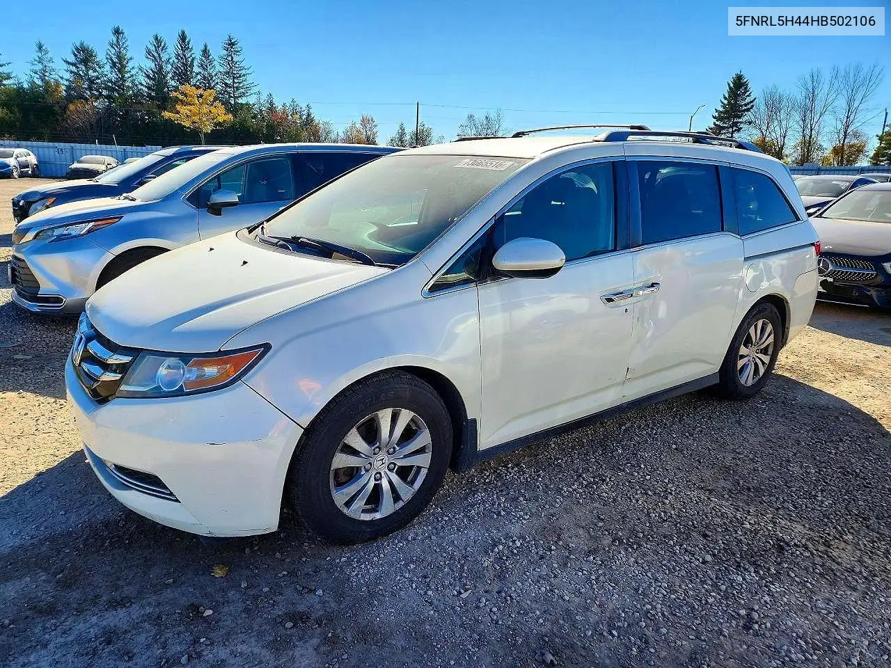 HONDA ODYSSEY 2017, VIN 5FNRL5H44HB502106